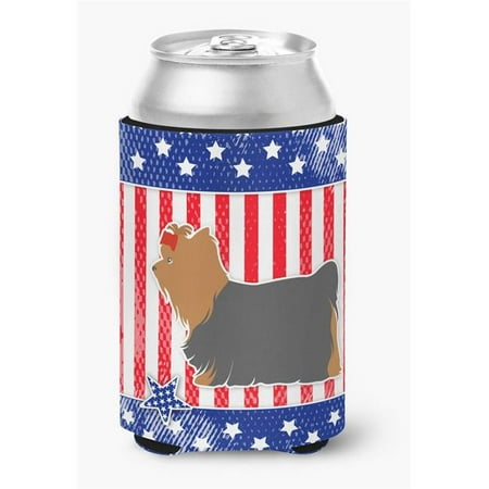 USA Patriotic Yorkshire Terrier Yorkie Can or Bottle Hugger