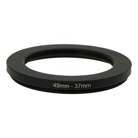 Digital Camera Parts 49mm-37mm Len Filter Step Down Ring Adapter Black
