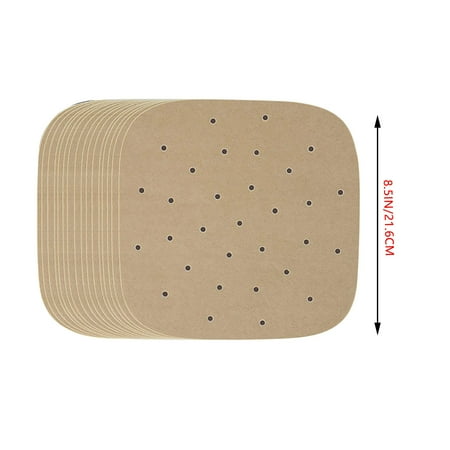 KEVCHE Square Air Fryer Parchment Paper Liners 200Pcs Perforated Parchment Filter Paper - Brown
KEVCHE Square Air Fryer Parchment Paper Liners 200Pcs Perforated Parchment Filter Paper - Brown