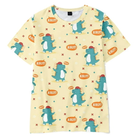 Boy s T-shirt Children s Summer Clothes Baby Cartoon Dinosaur Short Sleeve T-shirt(C05-Size 80)
Boy s T-shirt Children s Summer Clothes Baby Cartoon Dinosaur Short Sleeve T-shirt(C05-Size 80)