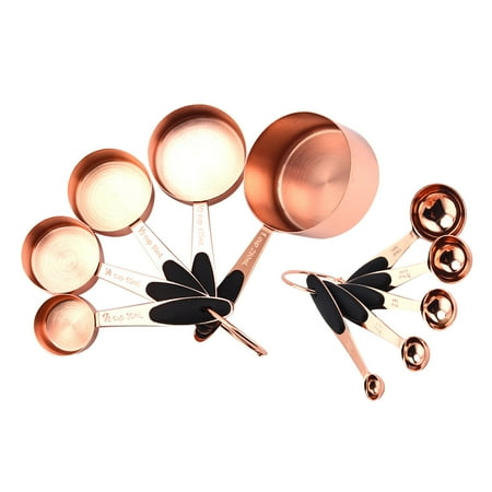 GETHOME 10pcs Stainless Steel Measuring Cups Spoons Set Home Rose Gold Kitchen Tools 
GETHOME 10pcs Stainless Steel Measuring Cups Spoons Set Home Rose Gold Kitchen Tools