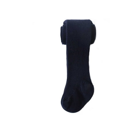 Leutsin Baby Toddler Kids Stockings Girls Socks Solid Color French Rib Leggings Girls Long Socks Step Pants