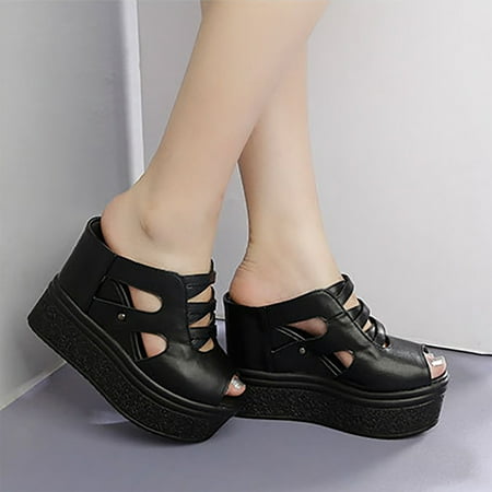 kpoplk Womens Wedge Sandals Wedge Sandals for Women Dressy Ankle Strap Colorful Heels Platform Sandals Open Toe Candies Shoes(Black)
kpoplk Womens Wedge Sandals Wedge Sandals for Women Dressy Ankle Strap Colorful Heels Platform Sandals Open Toe Candies Shoes(Black)