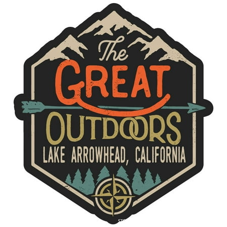Lake Arrowhead California The Great Outdoors Design 4-Inch Magnet