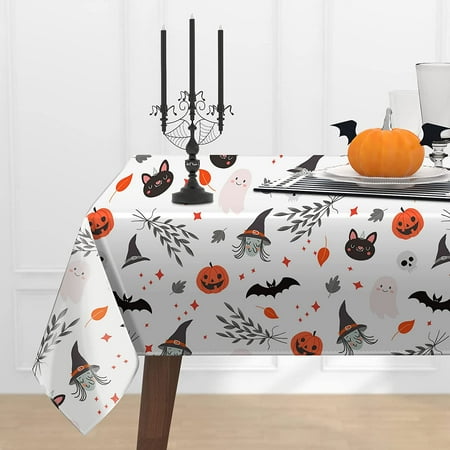 Afuly Halloween Tablecloth Rectangle 60x84 inch Cute Tablecloths for Halloween Decoration
Afuly Halloween Tablecloth Rectangle 60x84 inch Cute Tablecloths for Halloween Decoration