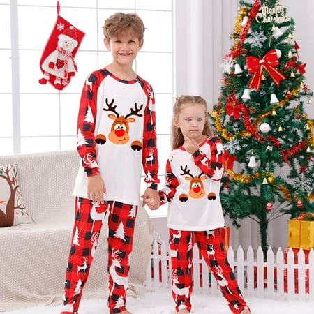 women Christmas pajamas for family matching outfits son daughter sets soft White Matching Family Sets Christmas Casual Printed Top With Bottom Outfits Home Wear
women Christmas pajamas for family matching outfits son daughter sets soft White Matching Family Sets Christmas Casual Printed Top With Bottom Outfits Home Wear