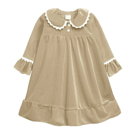 Hbdhejl Toddler Girls Dress Kids Children Winter Long Sleeve Solid Color Fleece Dress Comfort Dress Khaki 5-6 Years
Hbdhejl Toddler Girls Dress Kids Children Winter Long Sleeve Solid Color Fleece Dress Comfort Dress Khaki 5-6 Years