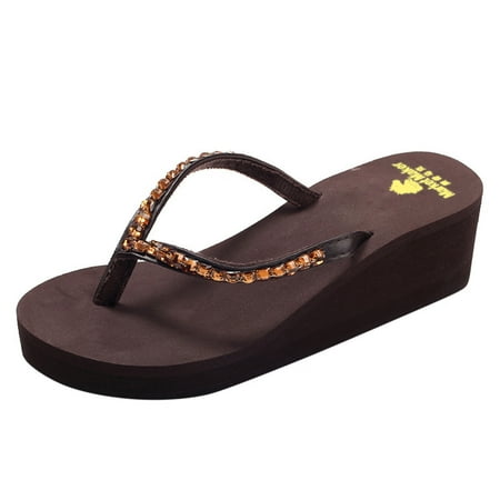Flip Flops for Women Fashion Ladies Shoes Summer Beach Slippers Pearl Rhinestone Flip Flops Flip Flops Pu Brown Uk:5
Flip Flops for Women Fashion Ladies Shoes Summer Beach Slippers Pearl Rhinestone Flip Flops Flip Flops Pu Brown Uk:5