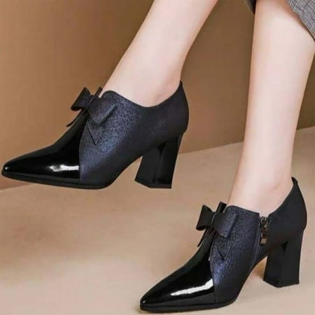 Josdec Womens Shoes Clearance New Spring/Summer Thick Heels Shoes Pointed Bow High Heels
Josdec Womens Shoes Clearance New Spring/Summer Thick Heels Shoes Pointed Bow High Heels