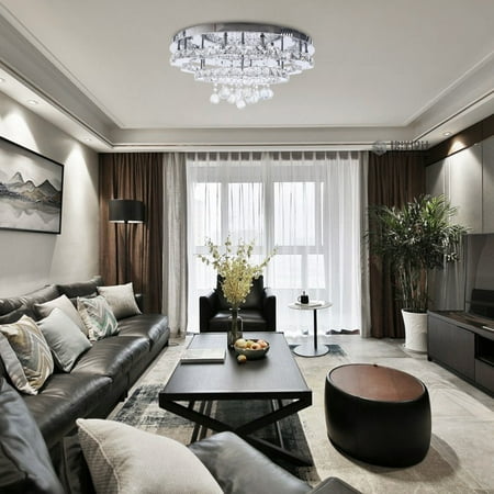Ethedeal Crystal Chandelier LED Ceiling Flush Mount Lamp Living Room Bedroom Light
Ethedeal Crystal Chandelier LED Ceiling Flush Mount Lamp Living Room Bedroom Light