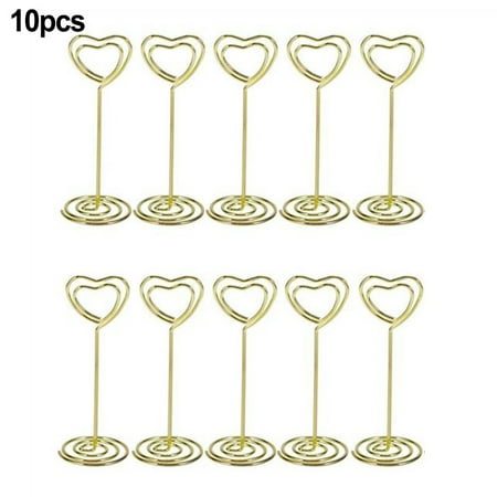 10X Table Number Stands Number Card Holders Clip Table Photo Stand Wedding Decor