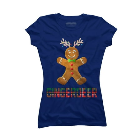 Gingerbread Reindeer Matching Family Group Christmas Pajama Juniors Royal Blue Graphic Tee - Design By Humans L
Gingerbread Reindeer Matching Family Group Christmas Pajama Juniors Royal Blue Graphic Tee - Design By Humans L