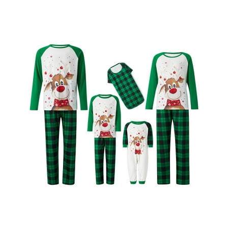 Huakaishijie Family Matching Christmas Pajama Sets Long Sleeve Elk Plaided Print Nightwear Sleepsuit
Huakaishijie Family Matching Christmas Pajama Sets Long Sleeve Elk Plaided Print Nightwear Sleepsuit
