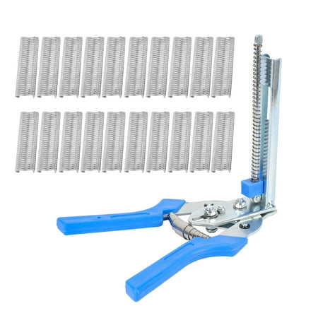 1pc Ring Plier Tool and 600pcs M Clips Chicken Mesh Cage Wire Fencing Crimping Solder Joint Welding Repair Hand Tools
1pc Ring Plier Tool and 600pcs M Clips Chicken Mesh Cage Wire Fencing Crimping Solder Joint Welding Repair Hand Tools