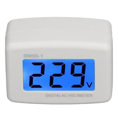 DM55‑1 Digital Voltmeter Easy to Read LCD Digital Voltage Measuring Monitor for Home 80‑300VUS Plug
DM55‑1 Digital Voltmeter Easy to Read LCD Digital Voltage Measuring Monitor for Home 80‑300VUS Plug