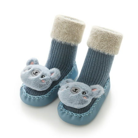 Cathalem Slippers for Baby Boy Baby Floor Thickened In Autumn And Winter Children Cartoon Dispensing Baby Socks Shoes Shoes Blue 18 Months
Cathalem Slippers for Baby Boy Baby Floor Thickened In Autumn And Winter Children Cartoon Dispensing Baby Socks Shoes Shoes Blue 18 Months