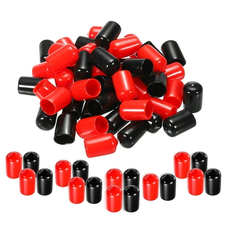 50pcs Rubber End Caps Cover Assortment 1/2 inch Screw Thread Protector for Screw Bolt Black Red
50pcs Rubber End Caps Cover Assortment 1/2 inch Screw Thread Protector for Screw Bolt Black Red