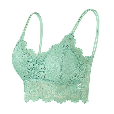 Spdoo V Neck Cami Bra Padded Seamless Lace Bralette Straps Sleeping Bra for Women Girls
Spdoo V Neck Cami Bra Padded Seamless Lace Bralette Straps Sleeping Bra for Women Girls