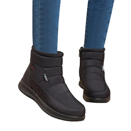 Winter Clearance Deals! SuoKom Boots for Women Winter Boots Women Waterproof Snow Shoes Flat Casual Ankle Boots Plus Size Shoes Winter Snow Boots for Women Black
Winter Clearance Deals! SuoKom Boots for Women Winter Boots Women Waterproof Snow Shoes Flat Casual Ankle Boots Plus Size Shoes Winter Snow Boots for Women Black