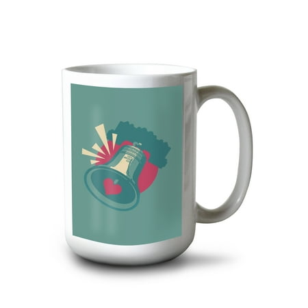 15 fl oz Ceramic Mug Philadelphia Pennsylvania City of Brotherly Love Liberty Bell Contour Dishwasher & Microwave Safe
15 fl oz Ceramic Mug Philadelphia Pennsylvania City of Brotherly Love Liberty Bell Contour Dishwasher & Microwave Safe