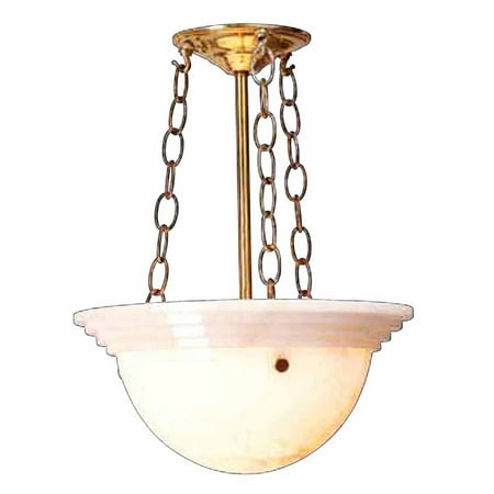 Renovators Supply Unique Elegant Brass Chain Alabaster Bowl Ceiling Light Chandelier Fixture 21 H
Renovators Supply Unique Elegant Brass Chain Alabaster Bowl Ceiling Light Chandelier Fixture 21 H