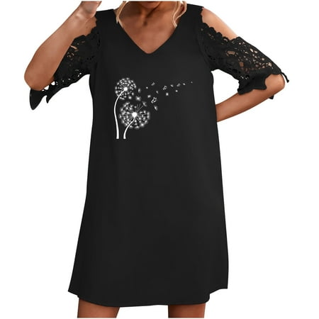 Pink Dress Black Dress Women s Summer Sexy Printed V-Neck Lace Cold Shoulder Short Sleeeve Dresses Black Dresses for Women Dress Pants Women Sequin Dress for Women Savings Clearance Black S
Pink Dress Black Dress Women s Summer Sexy Printed V-Neck Lace Cold Shoulder Short Sleeeve Dresses Black Dresses for Women Dress Pants Women Sequin Dress for Women Savings Clearance Black S
