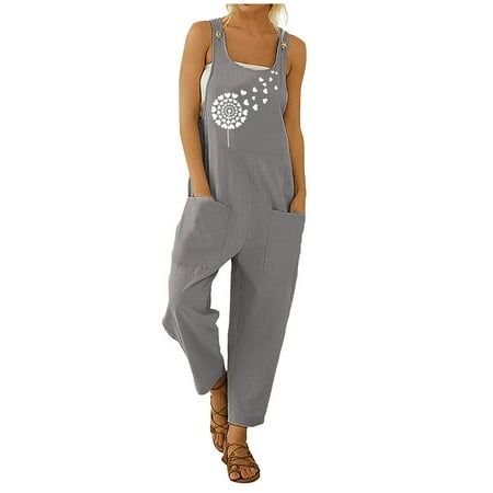Plus Size Jumpsuits for Women Dressy Beach Slim Jumpsuit Loose Print Suspenders Style Fashion Sleeveless Women Casual Women s Jumpsuit One Shoulder Romper for Women
Plus Size Jumpsuits for Women Dressy Beach Slim Jumpsuit Loose Print Suspenders Style Fashion Sleeveless Women Casual Women s Jumpsuit One Shoulder Romper for Women
