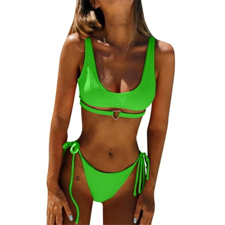 Vedolay Womens Fashionable Swimsuit Split Swimsuit Solid Color Caring Ribbon Swimsuit Sports Bra Swimsuit Top,Swimsuits(Green M)
Vedolay Womens Fashionable Swimsuit Split Swimsuit Solid Color Caring Ribbon Swimsuit Sports Bra Swimsuit Top,Swimsuits(Green M)