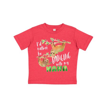 Inktastic Id Rather Be Hanging with my Nana- Cute Sloths Gift Toddler Boy or Toddler Girl T-Shirt
Inktastic Id Rather Be Hanging with my Nana- Cute Sloths Gift Toddler Boy or Toddler Girl T-Shirt