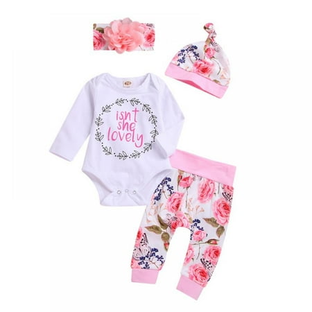 LOVEBAY 0-24M Newborn Baby Girl Clothes Outfits Infant Long Sleeve Romper Ruffle Pants 4Pcs Baby Girls Clothes Summer Newborn Infant Outfits
LOVEBAY 0-24M Newborn Baby Girl Clothes Outfits Infant Long Sleeve Romper Ruffle Pants 4Pcs Baby Girls Clothes Summer Newborn Infant Outfits