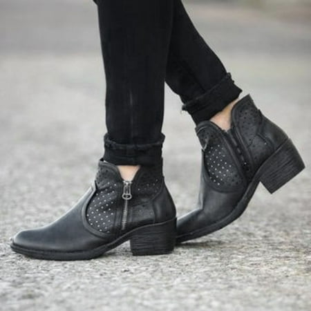 Womens Boots Retro Heels High Boots Zipper Shoes Breathable Women s Short Fashion Women s Boots Black 7 Boots for Women
Womens Boots Retro Heels High Boots Zipper Shoes Breathable Women s Short Fashion Women s Boots Black 7 Boots for Women