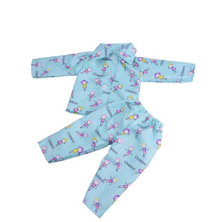 Fashion Handmade Sleep Clothes For 18Inch Doll Clothes Accessory Cartoon Printed Pajamas Girl 43cm Clothes Cute Doll Pajamas 2
Fashion Handmade Sleep Clothes For 18Inch Doll Clothes Accessory Cartoon Printed Pajamas Girl 43cm Clothes Cute Doll Pajamas 2