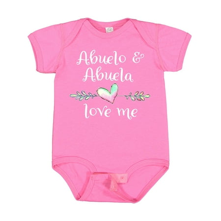 Inktastic Abuelo and Abuela Love Me- Heart Grandchild Gift Baby Boy or Baby Girl Bodysuit
Inktastic Abuelo and Abuela Love Me- Heart Grandchild Gift Baby Boy or Baby Girl Bodysuit