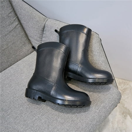 Cathalem Dishwasher Boots Lady Shoes Mid Calf Snow Boots Women Non Slip Socks Inside Rain Casual Winter Shoes for Men B 8
Cathalem Dishwasher Boots Lady Shoes Mid Calf Snow Boots Women Non Slip Socks Inside Rain Casual Winter Shoes for Men B 8
