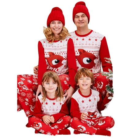 JYYYBF Christmas Family Matching Pajamas Set Cute Deer Snowflake Print Tops and Pants Home Clothes Set
JYYYBF Christmas Family Matching Pajamas Set Cute Deer Snowflake Print Tops and Pants Home Clothes Set