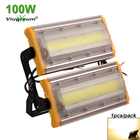 Viugreum COB Project Lamp 100W LED Flood Light Outdoor Waterproof Warm White