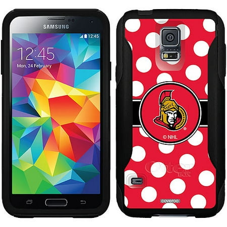 Ottawa Senators Polka Dots Design on OtterBox Commuter Series Case for Samsung Galaxy S5