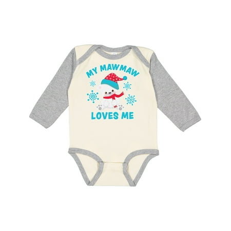 Inktastic Polar Bear My Mawmaw Loves Me in Santa Hat with Snowflakes Gift Baby Boy or Baby Girl Long Sleeve Bodysuit
Inktastic Polar Bear My Mawmaw Loves Me in Santa Hat with Snowflakes Gift Baby Boy or Baby Girl Long Sleeve Bodysuit