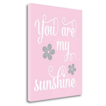 Tangletown Fine Art 'Sunshine I' Textual Art on Wrapped Canvas