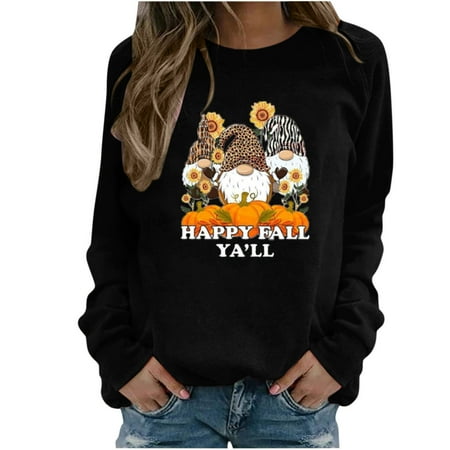 Honeeladyy Sales Thanksgiving Fashion Women s Casual Long Sleeve O-Neck Printed Ladies Sweatshirts Tops
Honeeladyy Sales Thanksgiving Fashion Women s Casual Long Sleeve O-Neck Printed Ladies Sweatshirts Tops