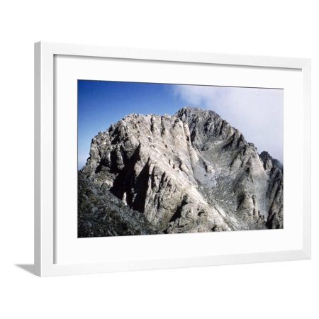 Mt Olympus, Greece, main summit (9570 feet, 2914 metres), Stephani, Throne of Zeus, c20th century Framed Print Wall Art By CM Dixon