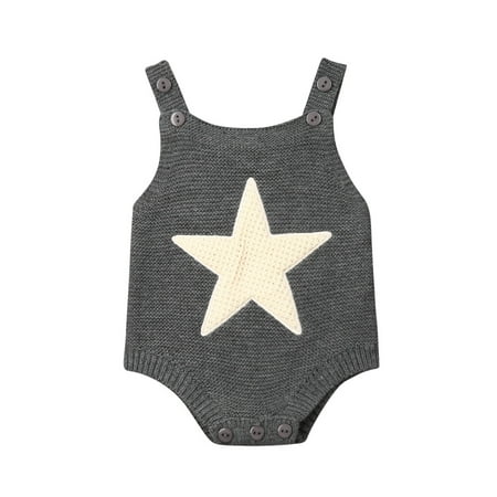 Canrulo Newborn Baby Boy Girl Romper Jumpsuit Bodysuit Outfits Knitted Cotton Clothes Grey 0-3 Months
Canrulo Newborn Baby Boy Girl Romper Jumpsuit Bodysuit Outfits Knitted Cotton Clothes Grey 0-3 Months