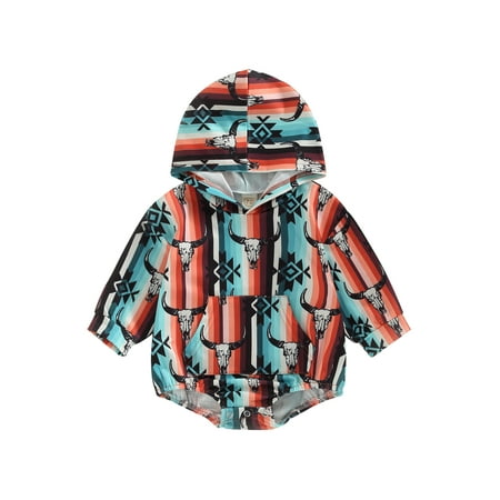 Licupiee Infant Baby Boy Girl Bull Print Hooded Sweatshirt Romper Long Sleeve Onesie Onepiece Outfit Cute Farm Clothes
Licupiee Infant Baby Boy Girl Bull Print Hooded Sweatshirt Romper Long Sleeve Onesie Onepiece Outfit Cute Farm Clothes