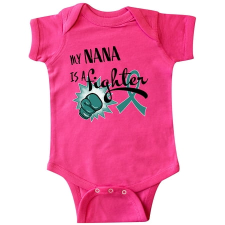 Inktastic Ovarian Cancer Awareness My Nana is a Fighter Gift Baby Boy or Baby Girl Bodysuit
Inktastic Ovarian Cancer Awareness My Nana is a Fighter Gift Baby Boy or Baby Girl Bodysuit