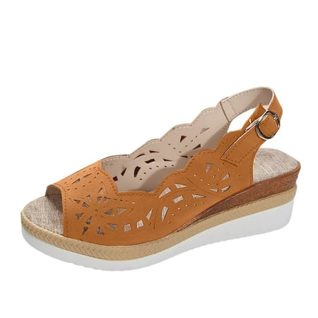 Xboschi Sandals for Women Flat Sandals for Women s Wedge Sandals Hollow Fashionable Wedge Sandals
Xboschi Sandals for Women Flat Sandals for Women s Wedge Sandals Hollow Fashionable Wedge Sandals