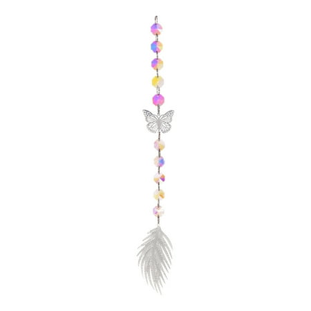 Wanwan Butterfly Pendant Imitation Crystal Colorful Octagonal Beads Window Ornament for Garden
Wanwan Butterfly Pendant Imitation Crystal Colorful Octagonal Beads Window Ornament for Garden