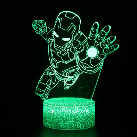 Night Lights Gifts 3D Lamp Gifts with16 Colors Changing Touch and Remote Control(Iron M-14)
Night Lights Gifts 3D Lamp Gifts with16 Colors Changing Touch and Remote Control(Iron M-14)