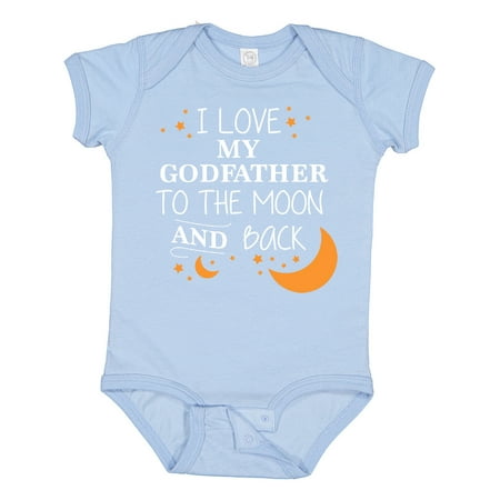 Inktastic I Love My Godfather to the Moon and Back Gift Baby Boy or Baby Girl Bodysuit
Inktastic I Love My Godfather to the Moon and Back Gift Baby Boy or Baby Girl Bodysuit