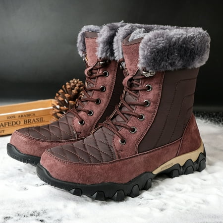 Round Toe Anti Slip Ankle Boots Warm Plush Inner Lace Up Snow Boots Women s Footwear
Round Toe Anti Slip Ankle Boots Warm Plush Inner Lace Up Snow Boots Women s Footwear