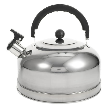 OUNONA Stainless Steel Water Kettle Flat Bottom Teakettle Whistling Teakettle
OUNONA Stainless Steel Water Kettle Flat Bottom Teakettle Whistling Teakettle